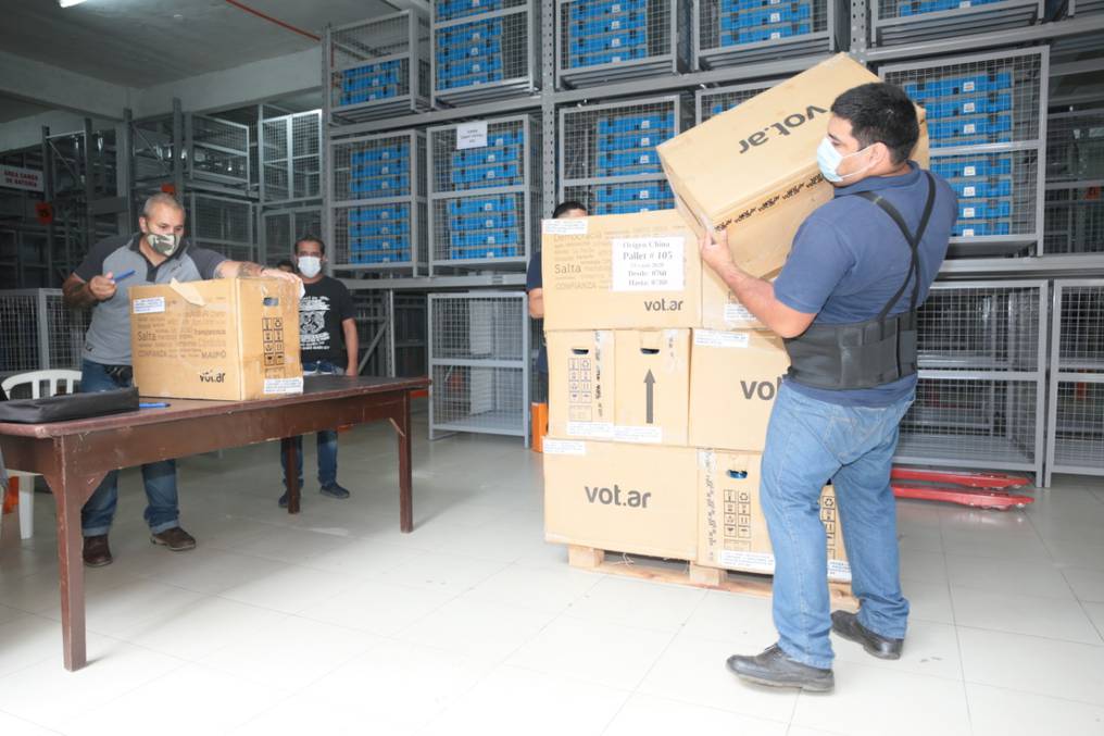 Máquinas para voto electrónico en Paraguay