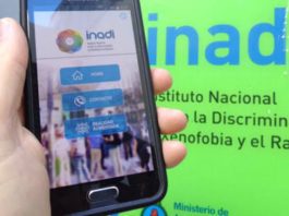 Aplicación del INADI para teléfonos celulares.