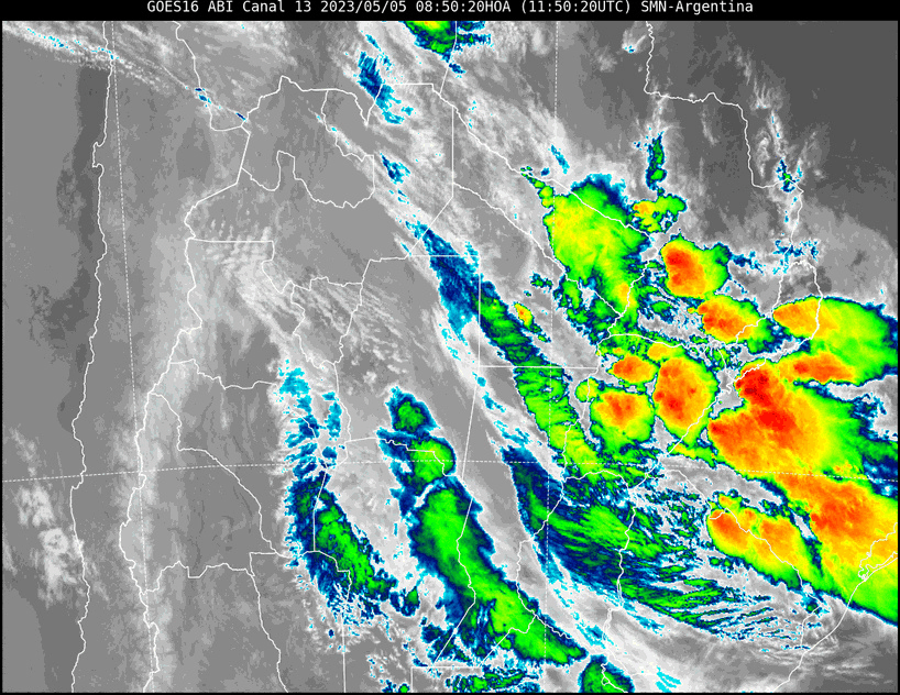 Se mantiene la alerta amarilla con tormentas fuertes para cinco