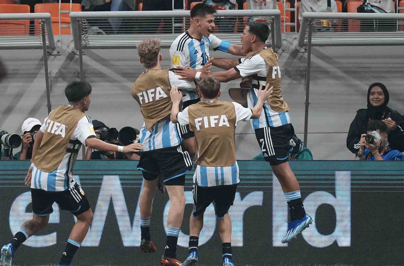 Argentina goleó a Brasil y enfrentará a Alemania en las semifinales del Mundial sub 17