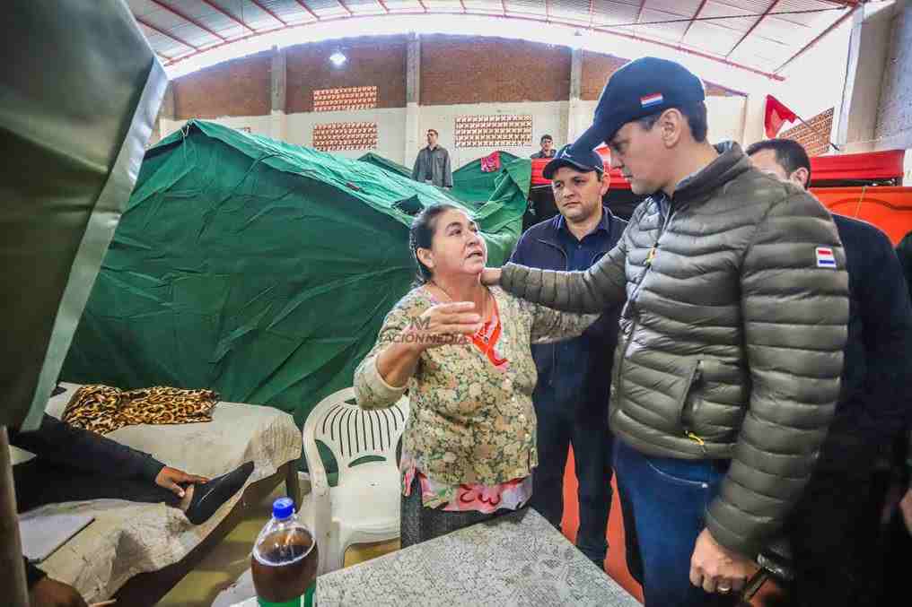 Inundaciones en Paraguay: Peña visitó la zona más afectada