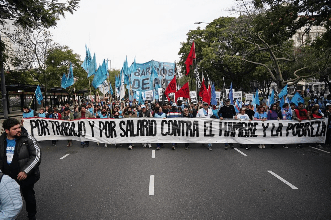 marcha piquetera 19 y 20 de diciembre movilizaciones contra el ajuste de Milei