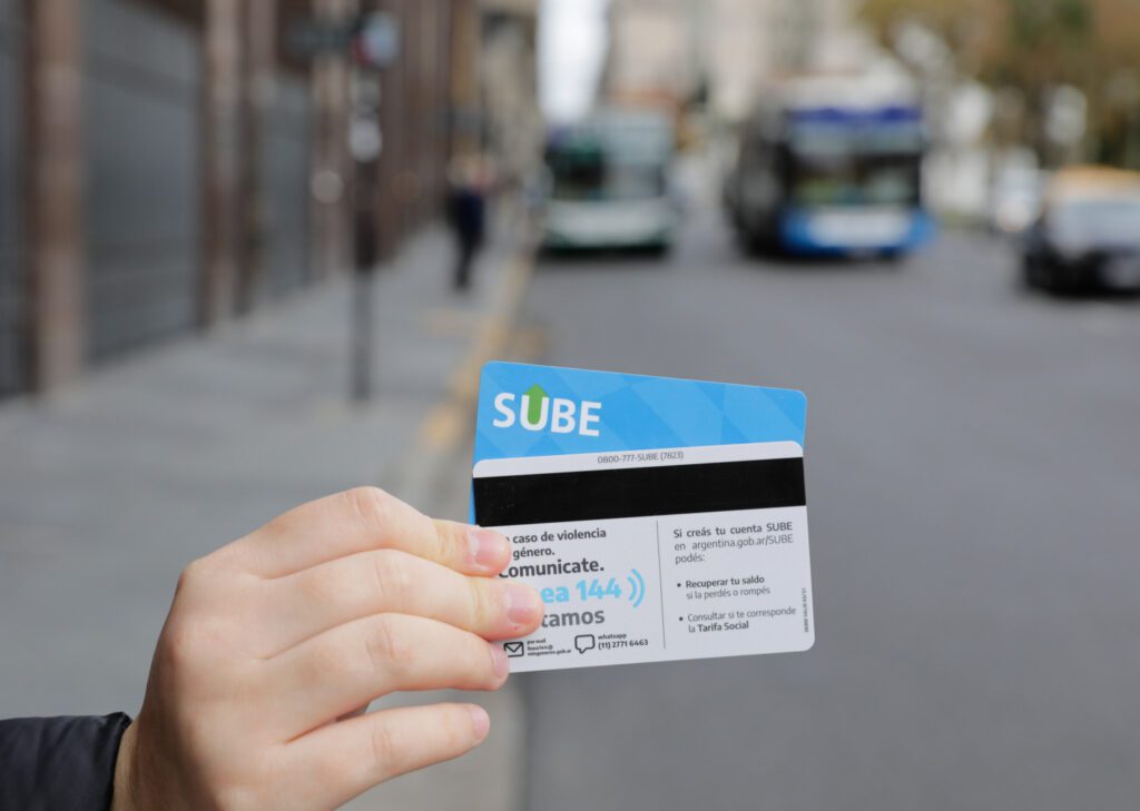Tarjeta SUBE descuento 55%