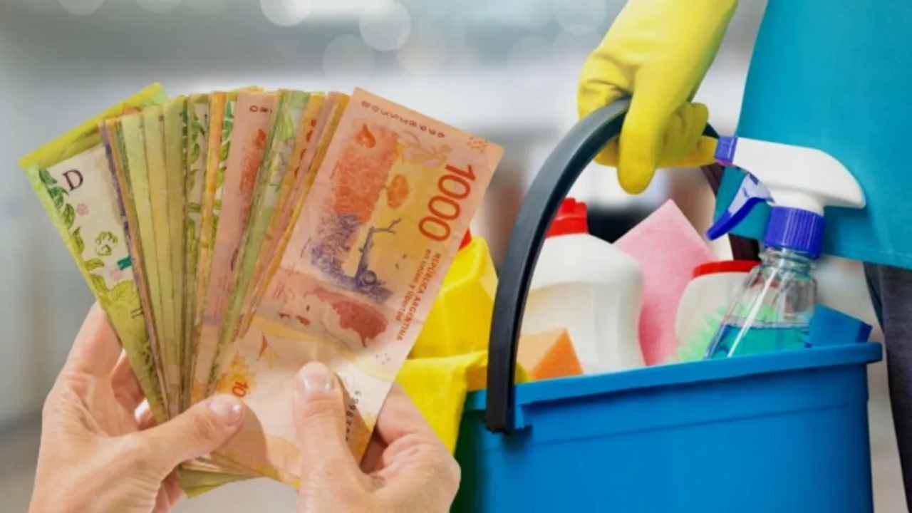 cuánto cobra una empleada doméstica en mayo en Argentina