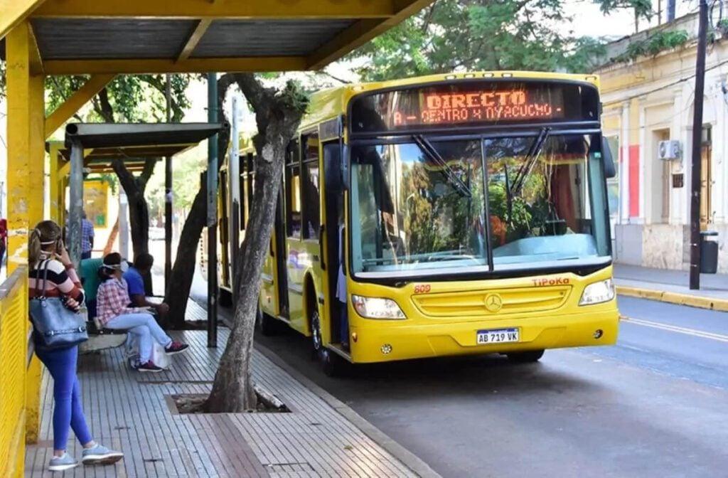 boleto de colectivos en Misiones