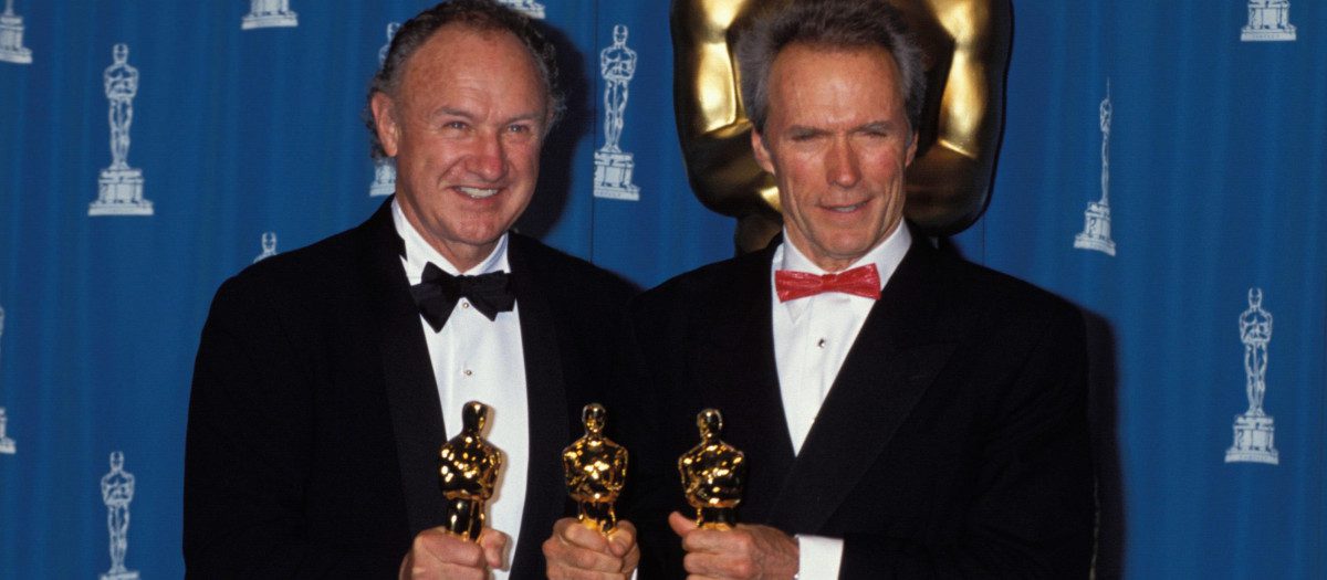 Gene Hackman y Clint Eastwood