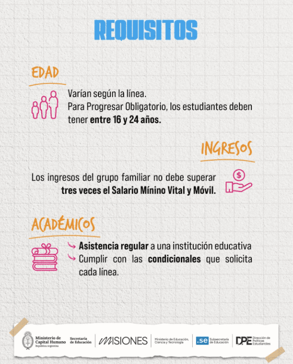 becas progresar obligatorio
