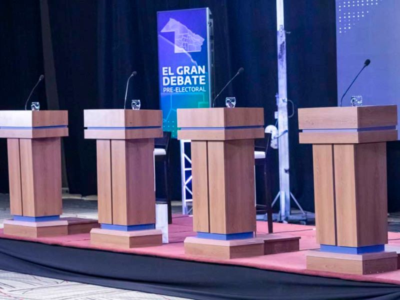 Arranca el debate preelectoral en Chaco los candidatos expondrán sobre economía, derechos y seguridad