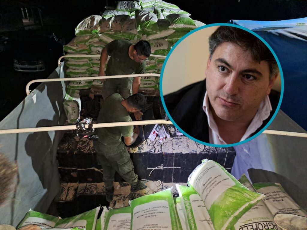 Contrabando el cargamento que estaría vinculado a Paoltroni fue valuado en más de $300 millones