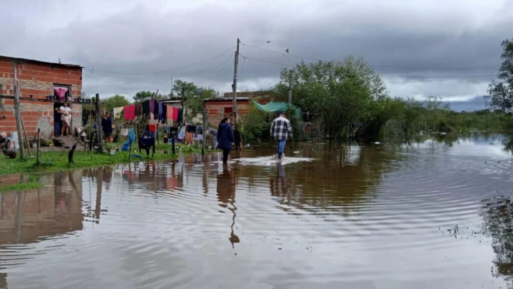 Crecida del río en Corrientes