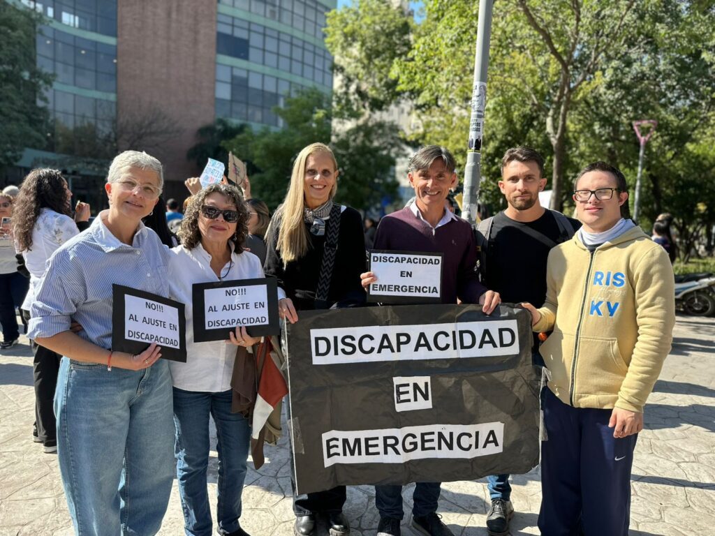 Marcha en contra del veto presidencial en Chaco