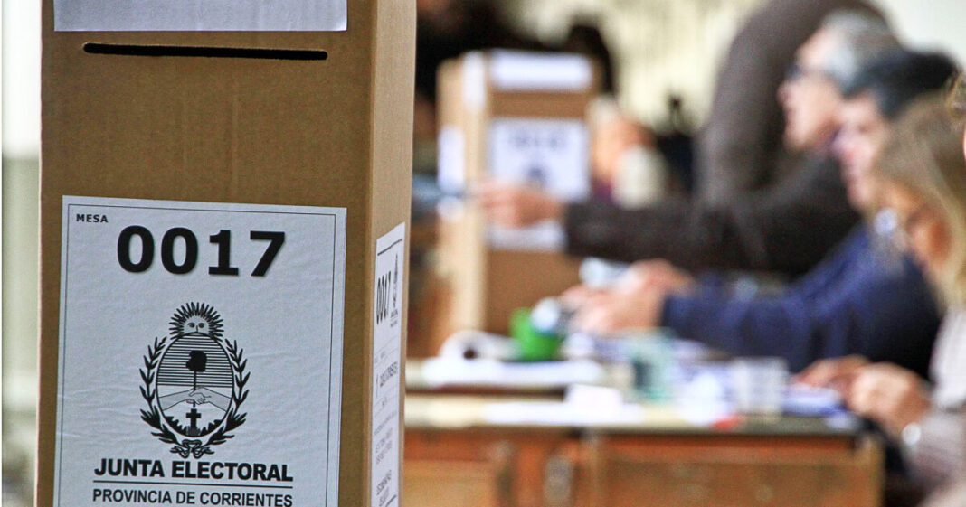 Elecciones en Corrientes 31 de agosto