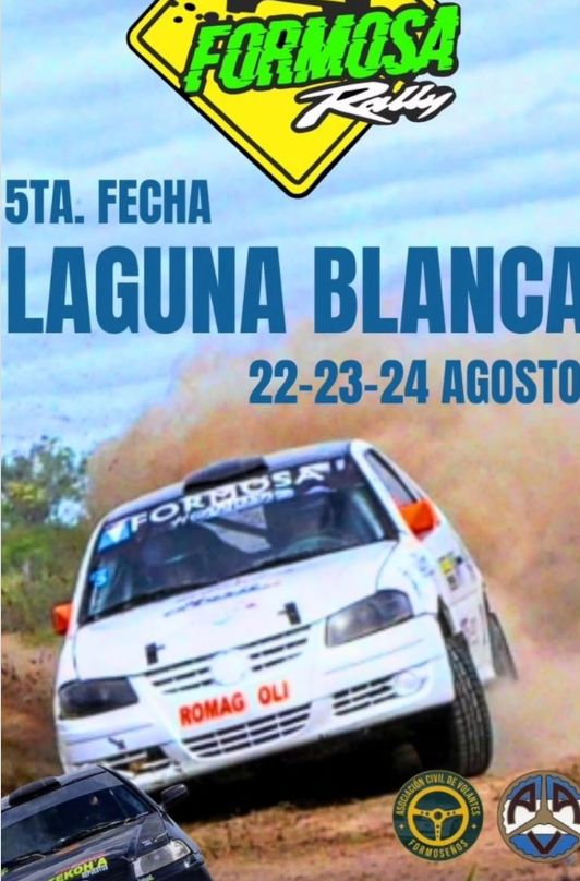Este mes también habrá una nueva fecha del Formosa Rally en Laguna Blanca.