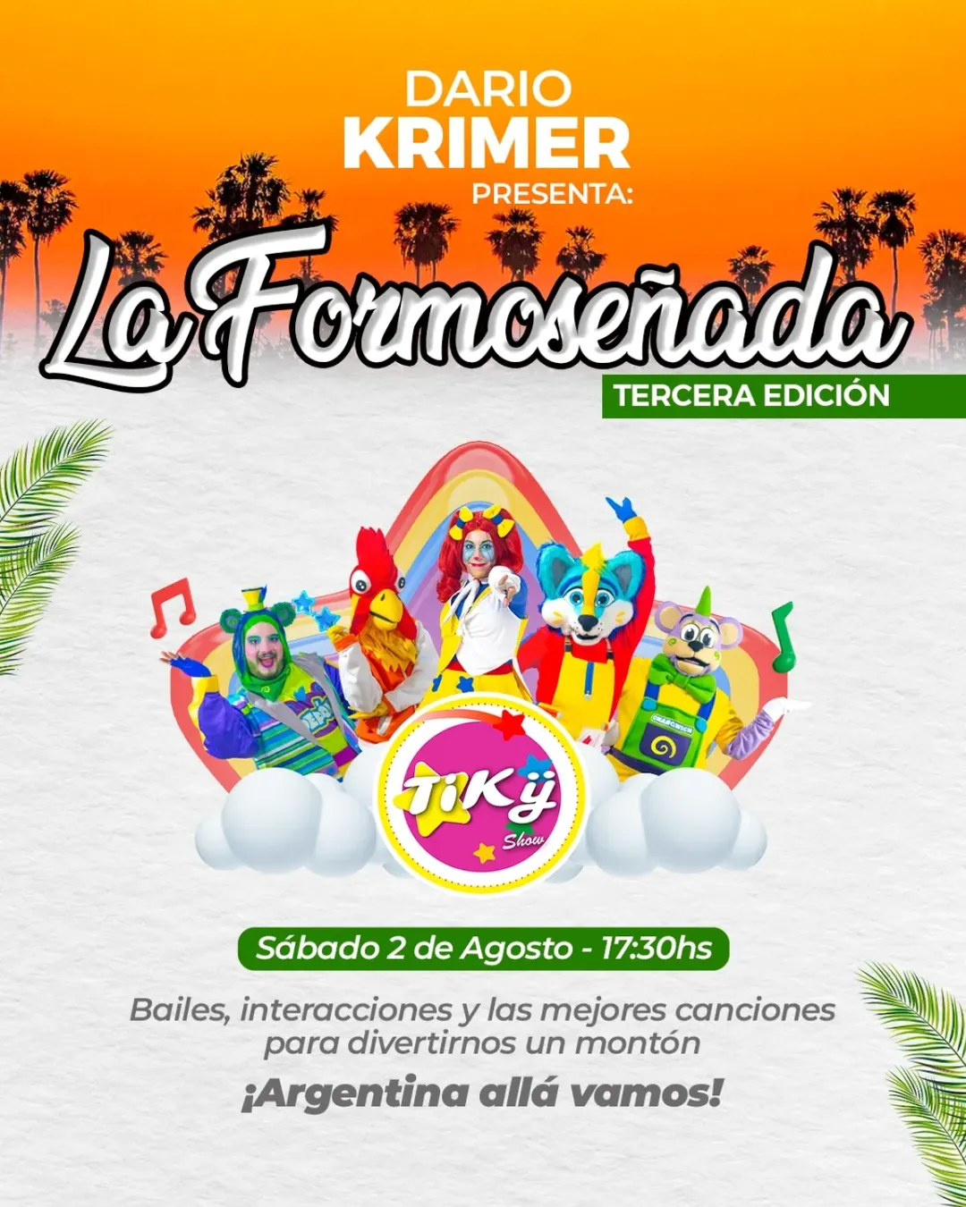 Tiky Show en La Formoseñada.