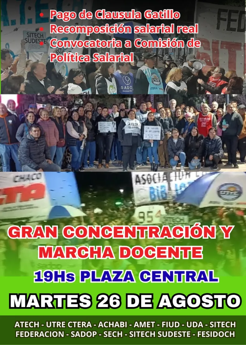 marcha docente chaco