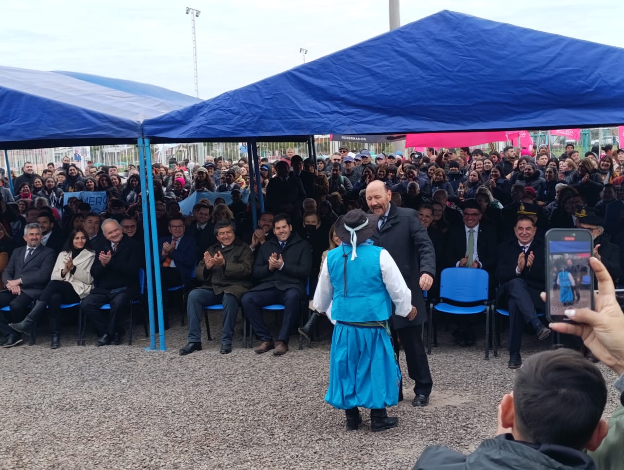 Inauguración en el barrio Fray Salvador Gurrieri