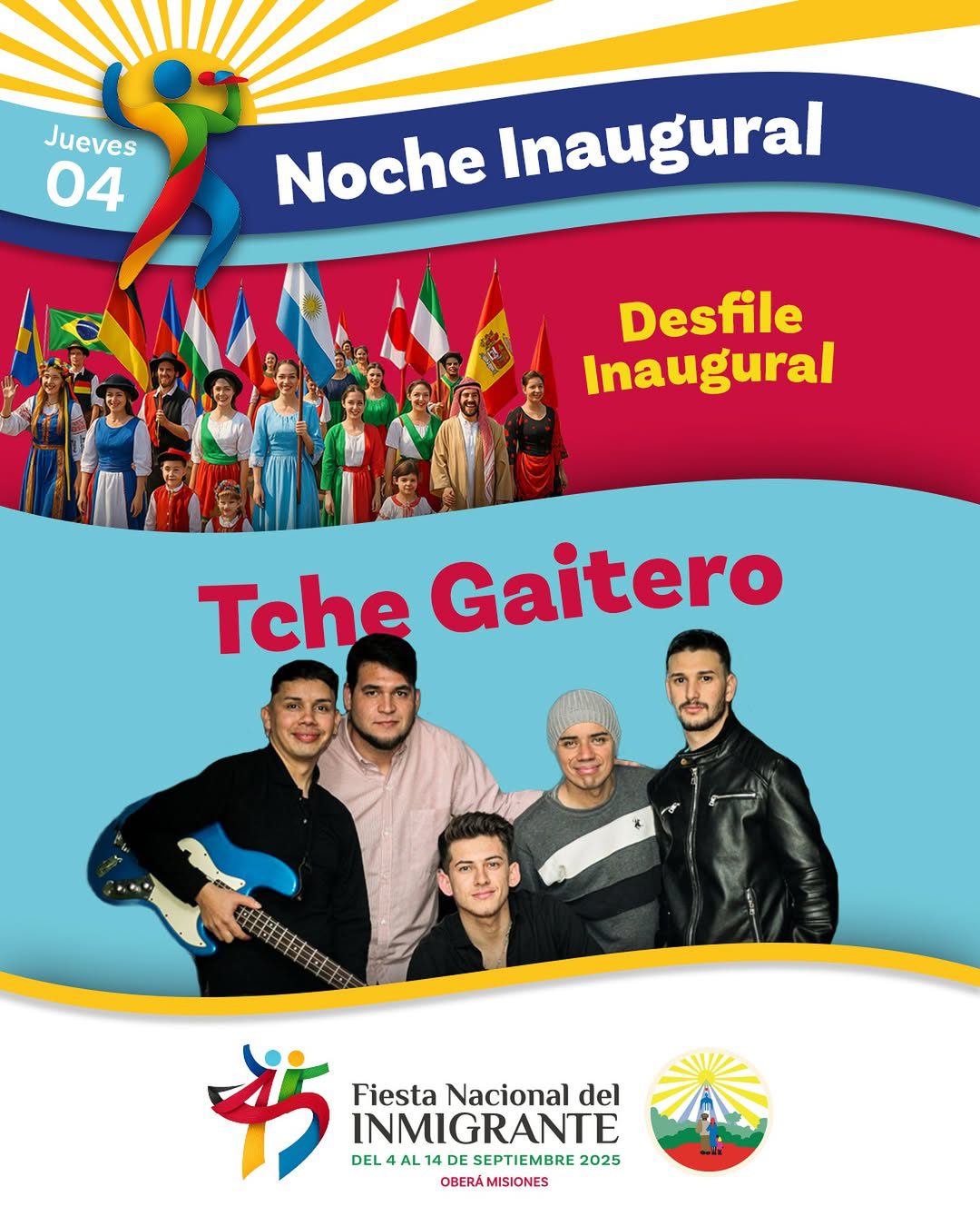 Hoy empieza la 45° Fiesta Nacional del Inmigrante en Oberá todo lo que hay que saber 1