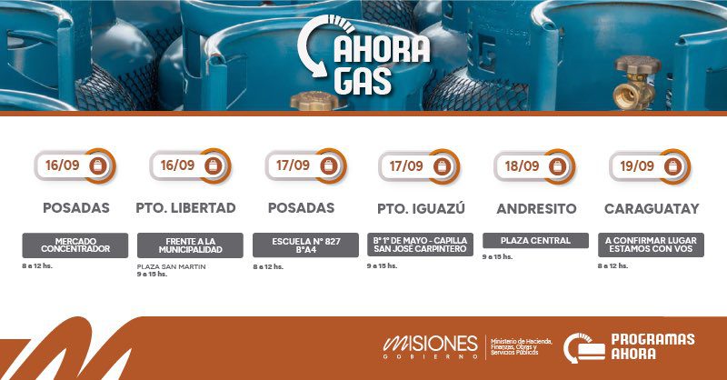 ahora gas misiones