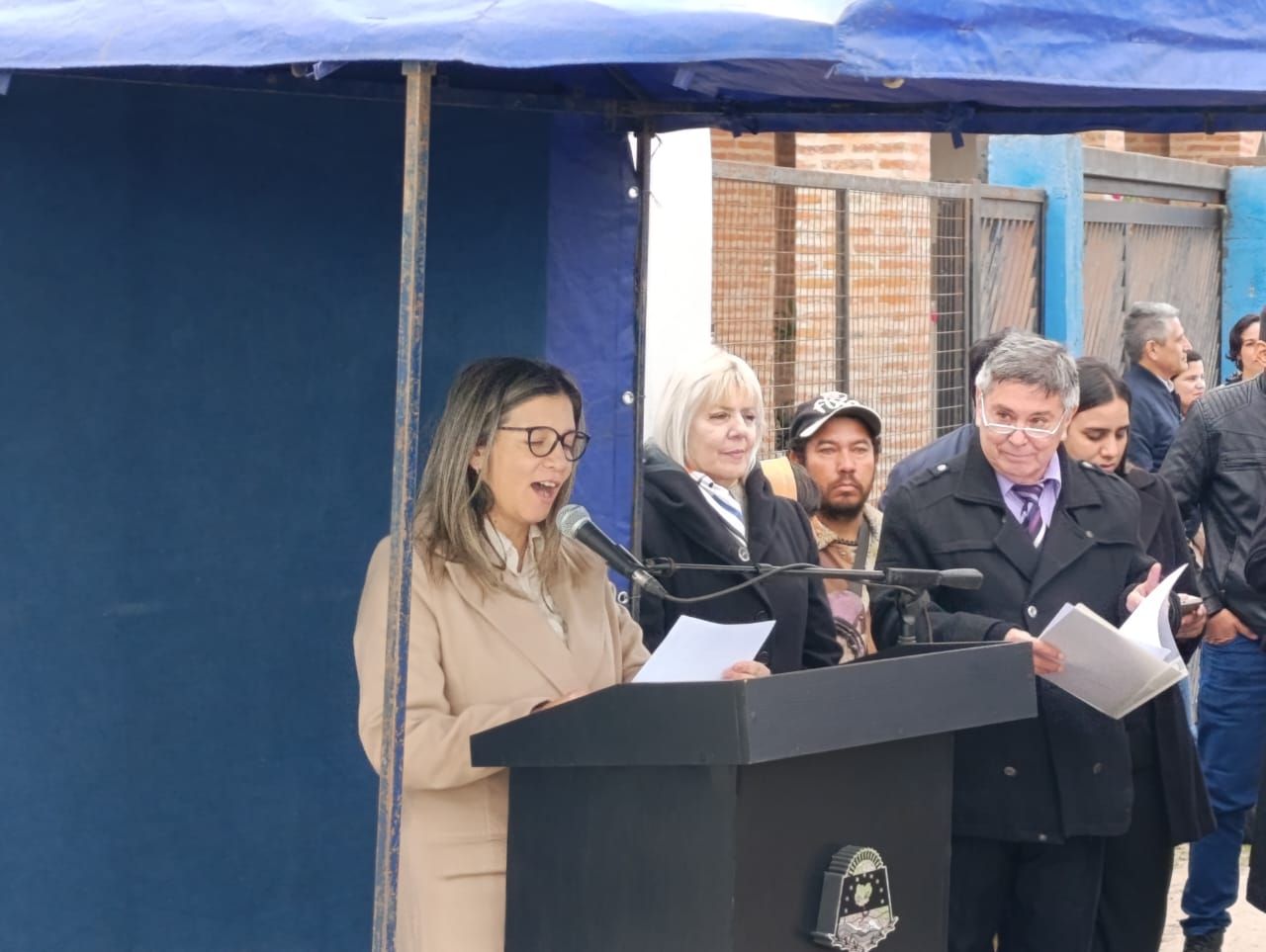 Inauguración en el barrio Fray Salvador Gurrieri