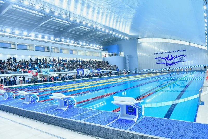 La pista fue inaugurada junto a la pileta olímpica. Fuente: Secretaría de Deportes. 