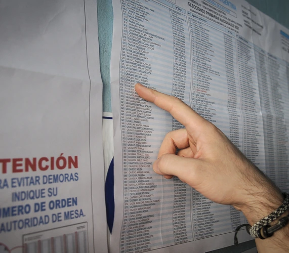 padrón electoral