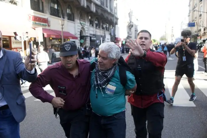 represión congreso 89