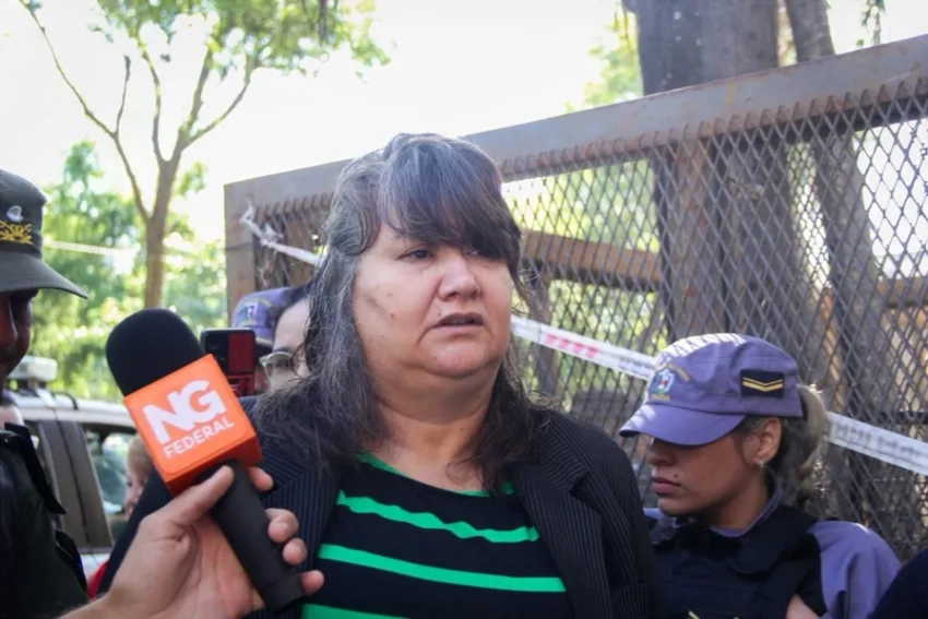 Femicidio de Cecilia Strzyzowski Gloria Romero rompió en llanto al escuchar un audio de su hija en el juicio