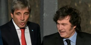 Javier Milei y Luis Caputo.