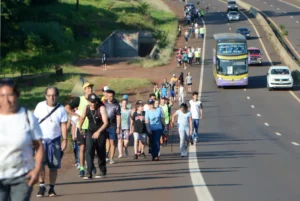 Vialidad Nacional exigió $500.000 al Obispado de Posadas. Foto: Canal Doce.