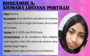 Búsqueda de Xiomara Portillo en Formosa. Foto: Policía provincial.