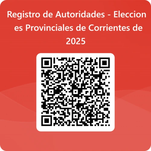 código qr pago a autoridades de mesa y delegados corrientes