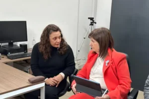 Pozzer Penzo junto a Patricia Bullrich.