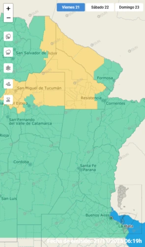 Pronóstico del fin de semana largo