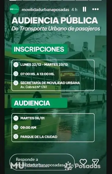 Colectivos en Posadas