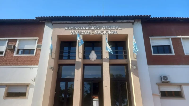 Sede de Vialidad Nacional en Corrientes.