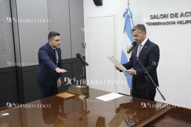 Julio Ferro durante la jura en Chaco. Imagen: Diario Chaco.