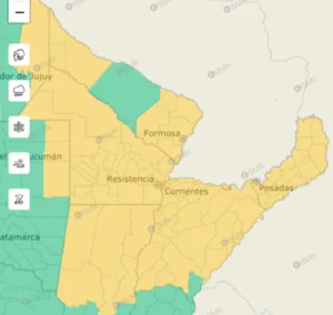 Alertas por tormentas fuertes en el NEA: el pronóstico para Formosa, Corrientes, Chaco y Misiones