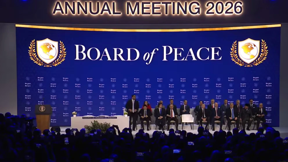 Donald Trump lanzó su “Consejo de la Paz” con Milei en el escenario