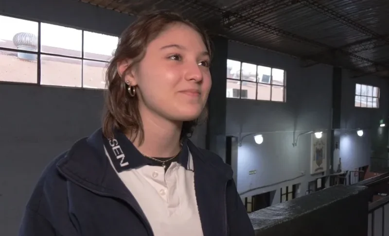 Ana Paula Vega Junghanns fue seleccionada para representar a la Argentina en el United Space School 2026. Foto: Canal Doce.