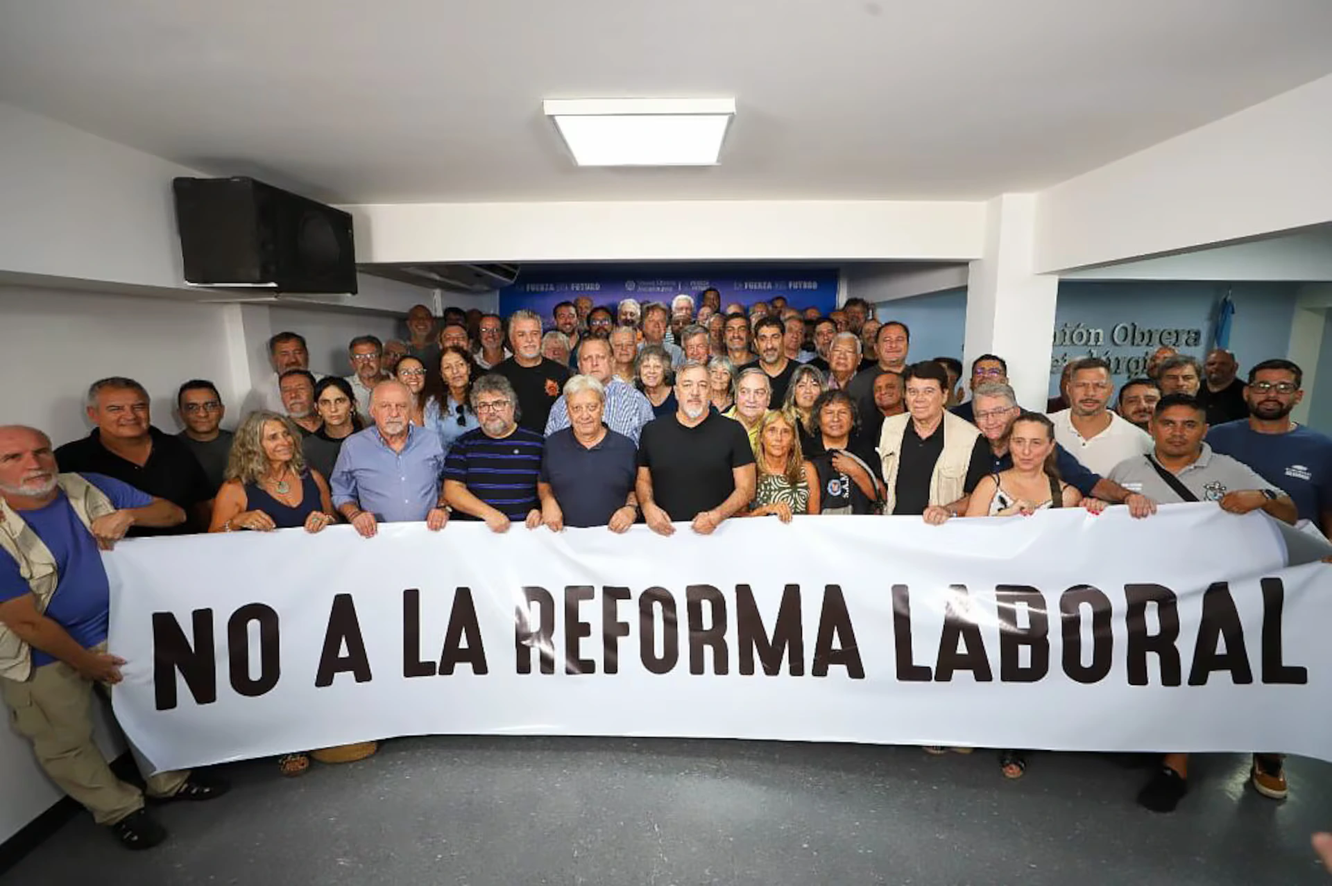 Se creó un nuevo espacio gremial contra la reforma laboral el Frente Sindical Unido