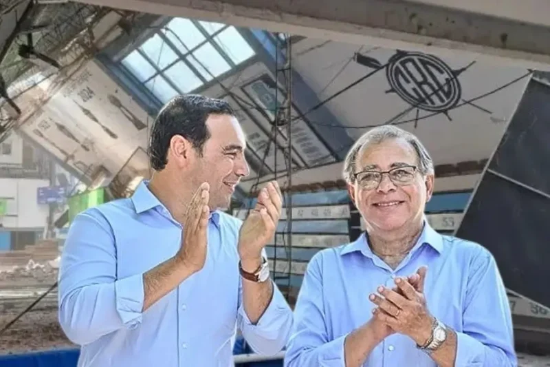 El decreto publicado por el Gobierno de Corrientes el 16 de enero fue firmado en noviembre de 2025 por el entonces gobernador Gustavo Valdés. Tassano, entonces intendente, era presidente del Club. Ilustración de NEA HOY.