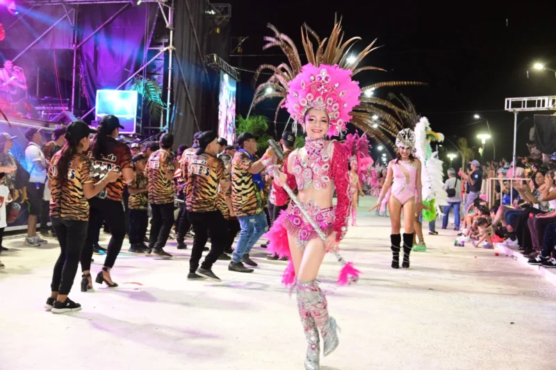 Los carnavales de Ingeniero Juárez, El Colorado, Pozo del Tigre y Villa Dos Trece se consolidan como eventos cada vez más convocantes. Foto: Agenfor.
