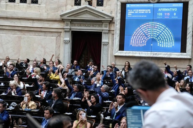 Diputados aprobó la reforma laboral, pero la ley volverá al Senado para ser sancionada