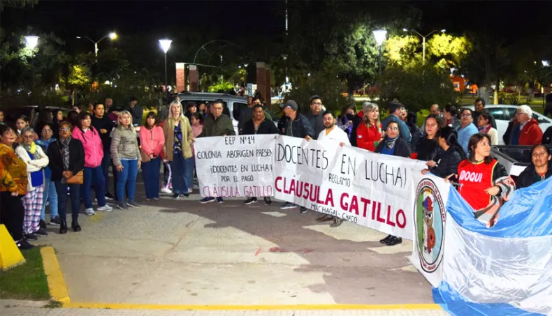 Docentes chaqueños marcharán este viernes por la cláusula gatillo y la regularización del INSSSEP