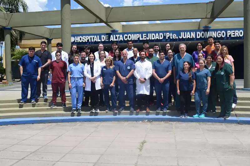 Este nuevo trasplante cardíaco es el número 19, pero el primero concretado exclusivamente por personal local. Foto: Agenfor.