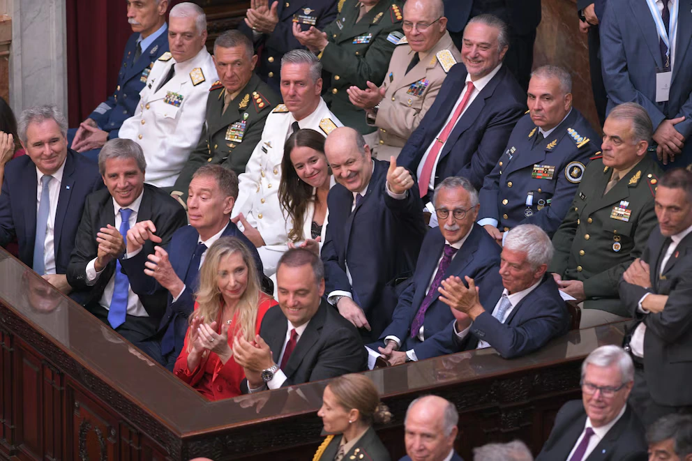Entre ovaciones propias, Javier Milei abrió las sesiones ordinarias en el Congreso 2