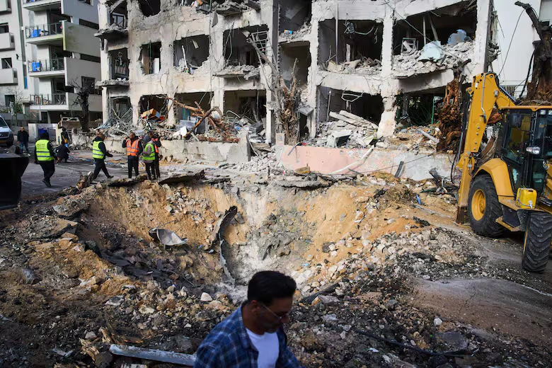 Los bombardeos en Tel Aviv, Israel.Oded Balilty - AP