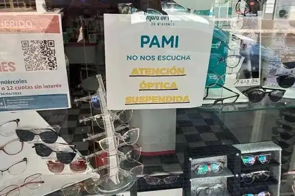 Las ópticas de Misiones suspendieron la atención a afiliados de PAMI por incumplimientos en pagos