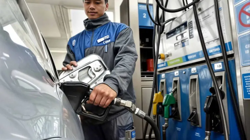 séptimo aumento de marzo del combustible Foto Prensa Libre