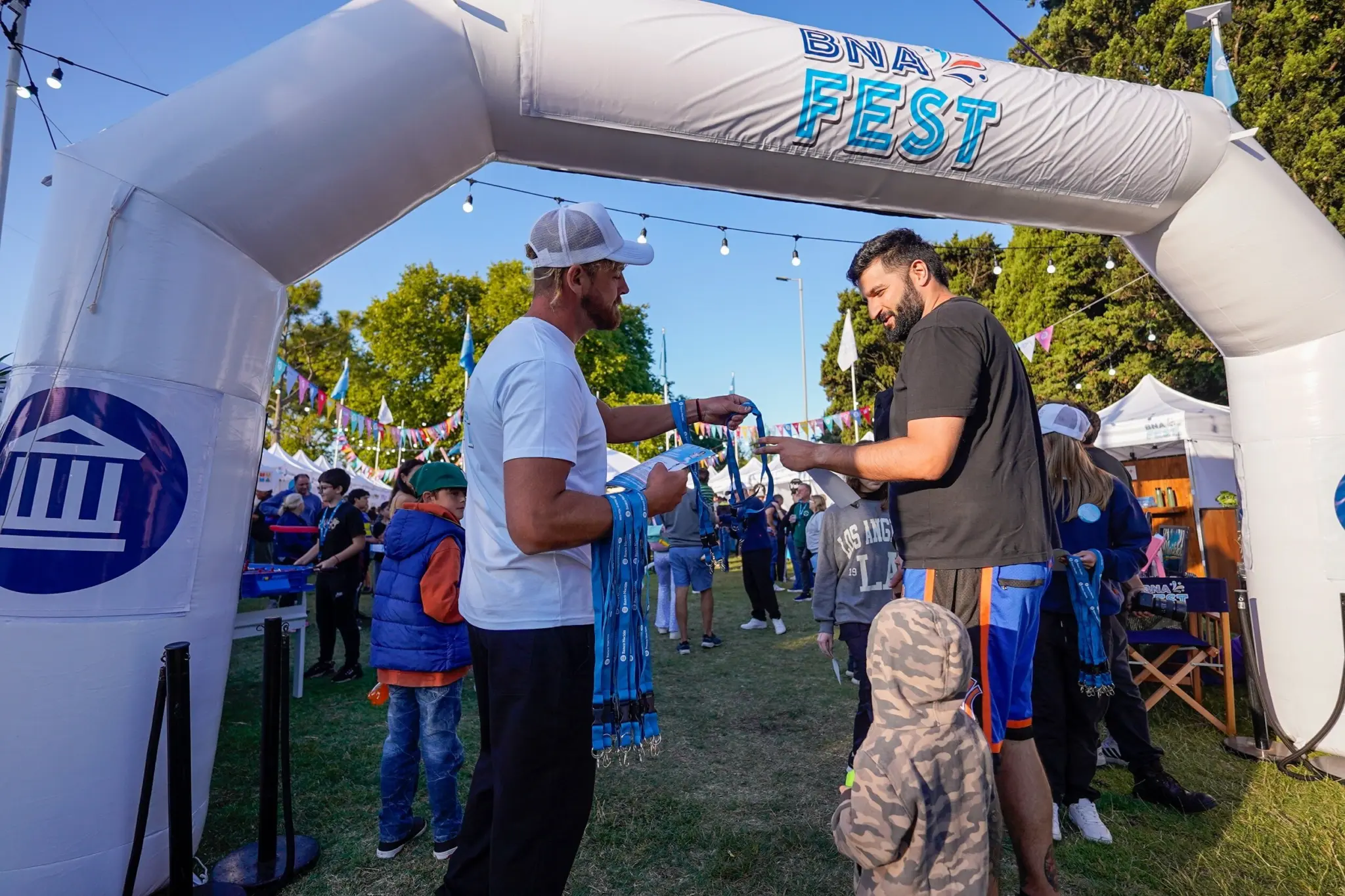 El Banco Nación auspició además de medios a festivales, entre ellos organizó el BNA Fest. Foto: Chequeado